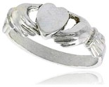Sterling silver fenian claddagh ring out crown 1 4 in wide thumb155 crop