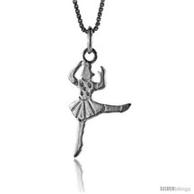 Sterling Silver Cheerleaders Pendant, 7/8 in  - $36.92