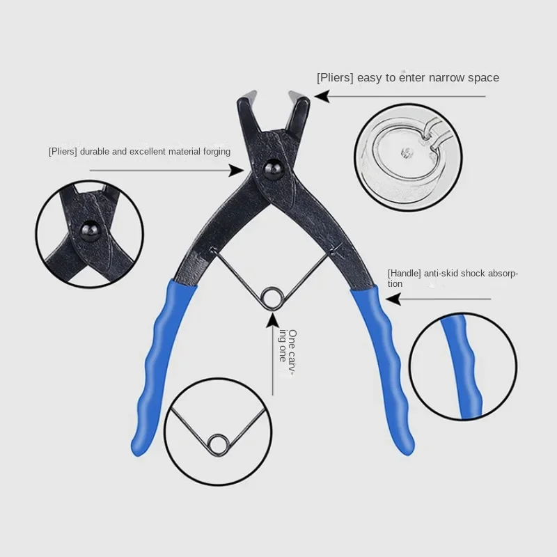 BELEY Heavy-Duty Cylinder Snap Ring Pliers, 90-Degree Bending Pliers - £17.84 GBP
