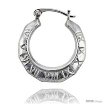 Sterling Silver High Polished Small Roman Numbers  - £32.45 GBP