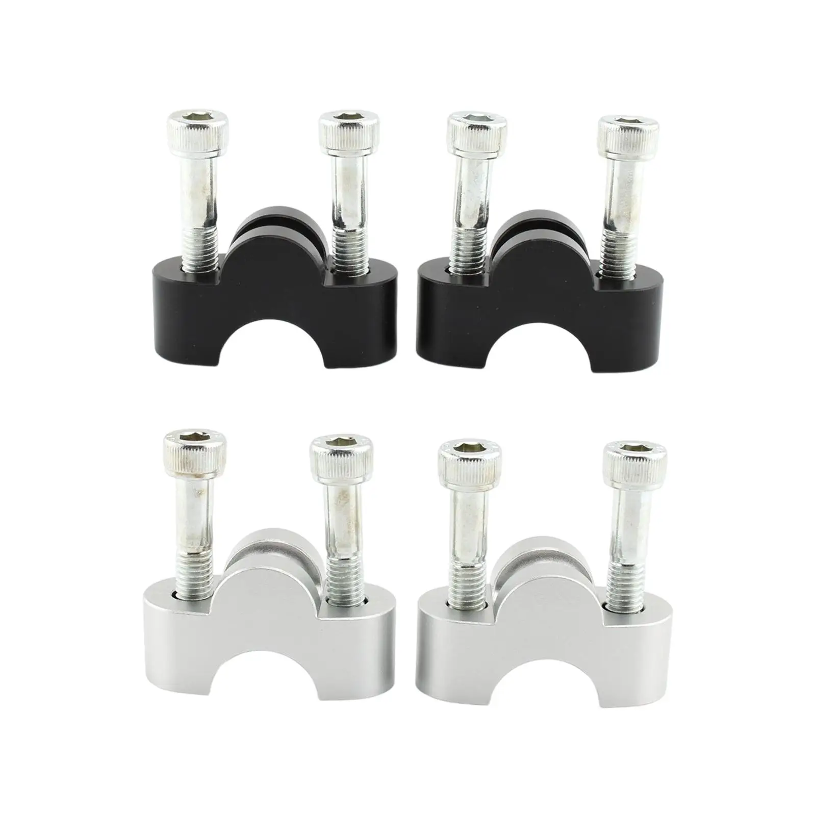 2x Motorcycle Handlebar Riser Bar Brackets Adapter Handle Bar Riser for Honda - £21.78 GBP