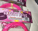 Pink 2 pack lot , Visco fuse, firework hobby 2 packs for 40 feet with fr... - $28.95