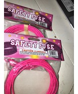 Pink 2 pack lot , Visco fuse, firework hobby 2 packs for 40 feet with free shipp - $28.95