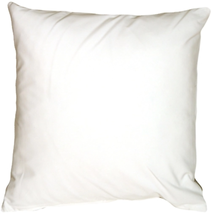 Caravan Cotton White 23x23 Throw Pillow, Complete with Pillow Insert - £31.51 GBP