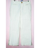 Banana Republic Martin White Striped Woman&#39;s Pants Capris Cropped Size 0... - £22.38 GBP