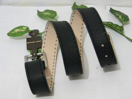 Michael Kors Black Genuine Leather Men&#39;s Belt Size 40 Brand New - £37.24 GBP
