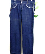 Levels of Innovation Dark Blue Denim Womens Cotton Jeans Size 12 Good Co... - £30.46 GBP