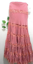 Ishyu  Pink Womans Cotton Skirt Size US 6 NEW - £29.96 GBP