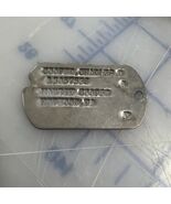 WWII Dog Tag Norwood Pennsylvania Protestant Notched - $22.49