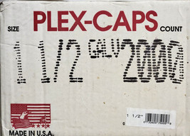 Plex Caps 1.5&quot; 1-1/2 Galvanized Roofing Nails plastic washers 8 lb box 2... - $40.26 CAD