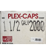 Plex Caps 1.5&quot; 1-1/2 Galvanized Roofing Nails plastic washers 8 lb box 2... - $540.27 MXN