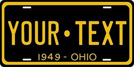 Ohio 1949 Personalized Tag Vehicle Car Auto License Plate - £13.18 GBP