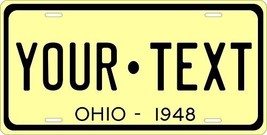 Ohio 1948 Personalized Tag Vehicle Car Auto License Plate - £13.09 GBP
