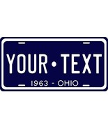 Ohio 1963 Personalized Tag Vehicle Car Auto License Plate - $22.90 CAD