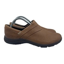 Merrel Dassie Stitch Tobacco Brown Leather Clogs Shoes Slip On Womens 10 - $39.59