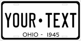 Ohio 1945 Personalized Tag Vehicle Car Auto License Plate - £13.13 GBP