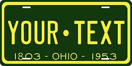 Ohio 1953 Personalized Tag Vehicle Car Auto License Plate - £13.19 GBP