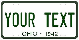 Ohio 1942 Personalized Tag Vehicle Car Auto License Plate - £13.18 GBP
