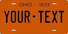Ohio 1933 Personalized Tag Vehicle Car Auto License Plate - £13.20 GBP