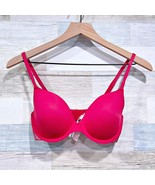 Victorias Secret Wear Everywhere T Shirt Bra Red Glitter Band Lightly Li... - $34.64