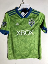 Adidas Youth MLS Jersey Seattle Sounders Team Green sz M - £6.56 GBP