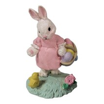 Cottontail Lane Village MW of Cannon Falls Easter 1994 Little Girl Chick Basket  - £15.31 GBP