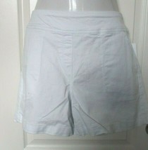 Westbound White Midrise Shorts White Size 22W 98% Cotton elastic waist - £14.96 GBP