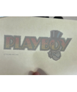 PLAYBOY vintage glitter 70s iron on t shirt transfer 3X5&quot; - $145.66 MXN