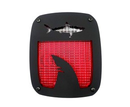 Jeep tail light covers / Shark / fits 1997-2006 Wrangler / TJ - £13.85 GBP