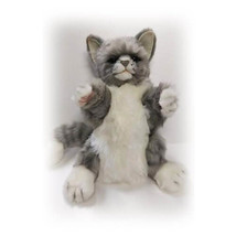 Hansa Realistic Hand Puppet - Cat 30cm - £40.83 GBP