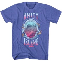 Jaws Amity Island Flowers Men&#39;s T Shirt - £18.78 GBP+