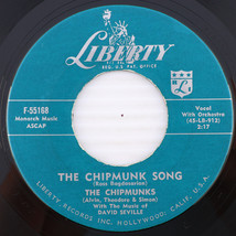 David Seville – The Chipmunk Song / Almost Good - 1958 45rpm Record F-55168 - $5.54