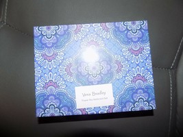 Vera Bradley Set Thank You Note Card Lilac Tapestry New - £14.55 GBP