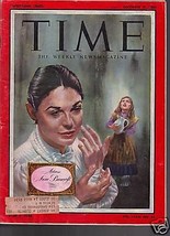 Time Magazine Actress Ann Bancorft December 21, 1959 - £15.80 GBP