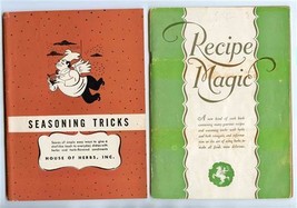 4 Spice &amp; Herb Recipe Booklets Seasoning Tricks Recipe Magic Season to T... - $17.82