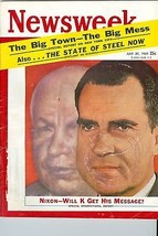 NEWSWEEK   richard nixon  steel castro  july 27 1959 - $14.84
