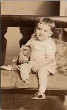 Shamokin Pennsylvania Cute Child Antique Doll Swank Studio Photo Postcard Y18 - £13.54 GBP