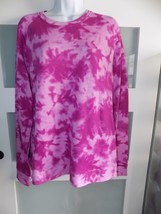 Little Bum Bums Magenta Tie Dye Mama Crew Neck Sweatshirt Size 2XL Women... - $75.00