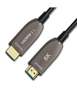 8K Fiber Optic HDMI 2.1 Cable, 6FT, 48Gbps, 8K@60Hz, 4K@120Hz, eARC, HDR - $462.19 MXN