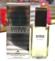 Quorum Silver by Antonio Puig for men 3.4 fl.oz / 100 ml eau de toilette... - $27.99