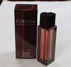 ESCADA SENTIMENT POUR HOMME for MEN3.4 fl.oz / 100 ml EAU DE TOILETTE NATURAL S - £119.88 GBP