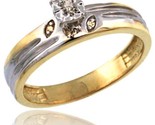 Gold plated sterling silver diamond engagement ring 5 32 in wide style agy153er thumb155 crop