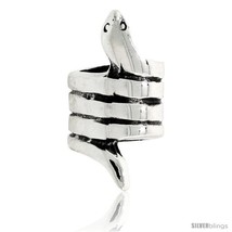 Sterling Silver Snake Bead Charm for most Charm  - £21.97 GBP