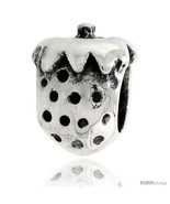 Sterling Silver Strawberry Bead Charm for most Charm  - £31.68 GBP