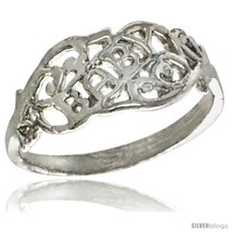Size 1.5 - Sterling Silver Baby Ring / Kid&#39;s Ring / Toe Ring (Available in Size  - £8.44 GBP