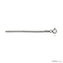 Length 16 - Sterling Silver Popcorn Chain 1.8mm Nickel  - $13.08