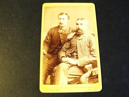 1870’s- Two (2) Brothers-Businessmen- (CDV) Sepia by A. Johnston Photographer . - £11.68 GBP