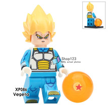 Single Sale Super Saiyan SSJ Vegeta Prince Saiyan Dragon Ball Minifigure... - $2.85