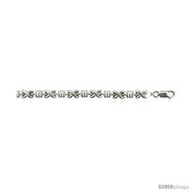 Length 7 - Sterling Silver XOXO Hugs &amp; Kisses Bracelet), 1/4 in. (6 mm) wide  - £47.74 GBP