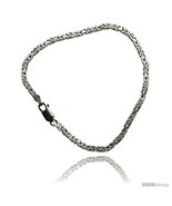 Length 20 - Sterling Silver Italian BYZANTINE Chain Necklaces &amp; Bracelet... - £74.23 GBP